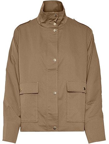 Vero Moda Chelseanora: Casaco Castanho para Mulher
