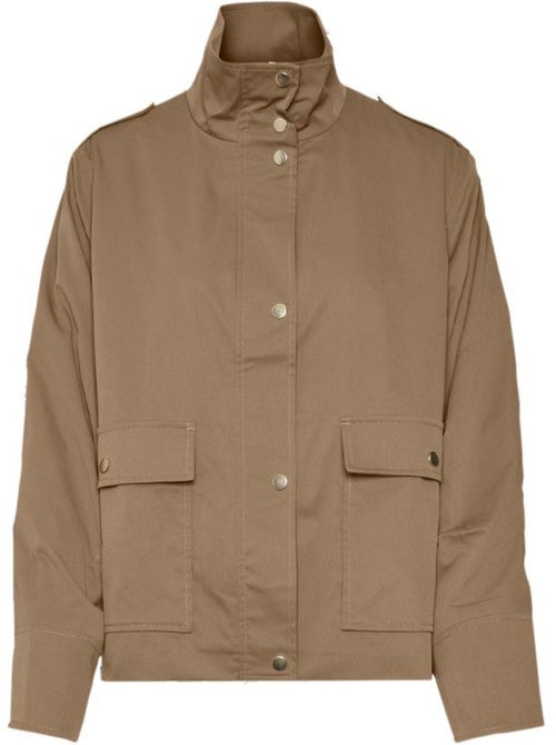 Vero Moda Chelseanora: Casaco Castanho para Mulher - Kiabi