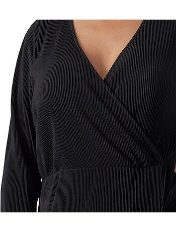 Vero Moda Curve Clica Robe Preta para Mulher