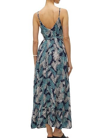 Vero moda easy joy - robe marine estampada para mulher