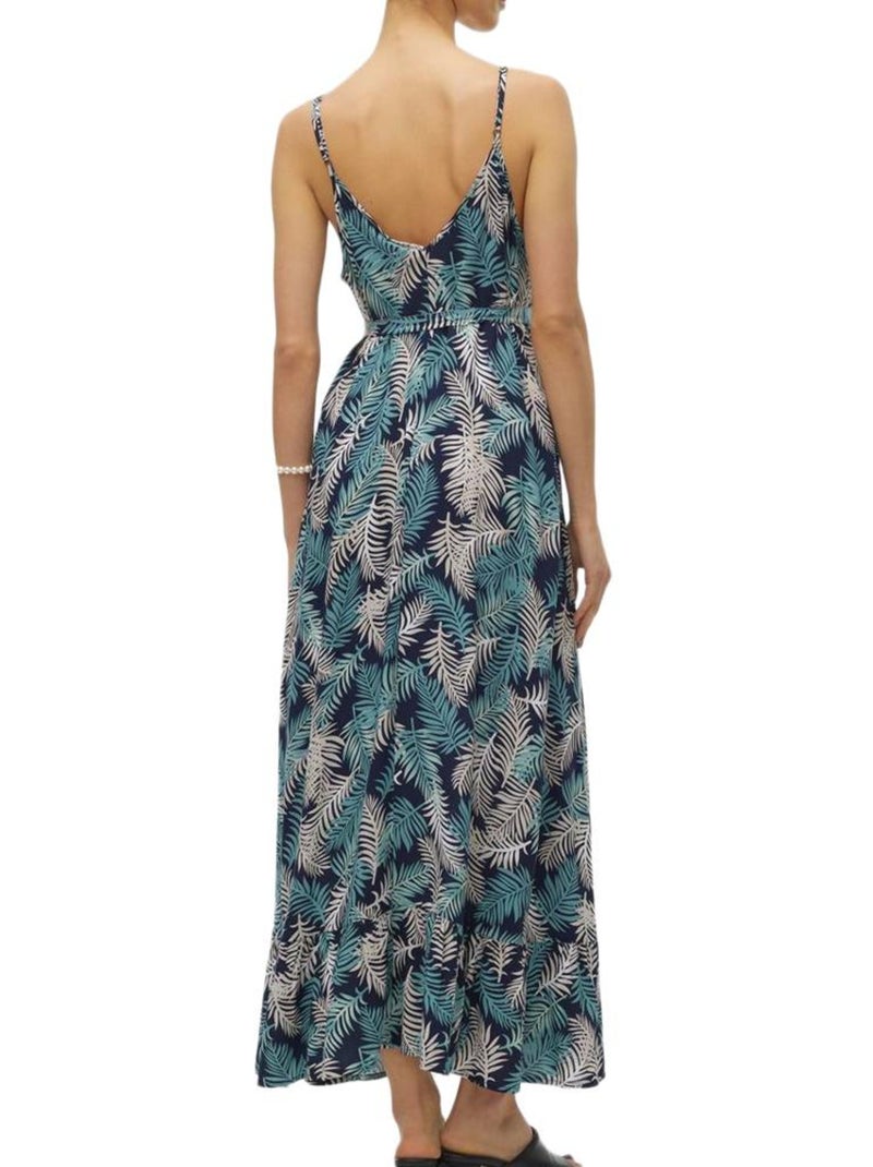 Vero Moda Easy Joy - Robe Marine Estampada para Mulher Azul Multicolor - Kiabi