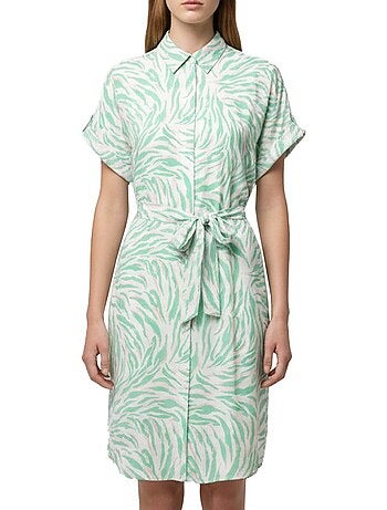 Vero Moda Easy Joy Robe Verde/Bege para Mulher 10302043