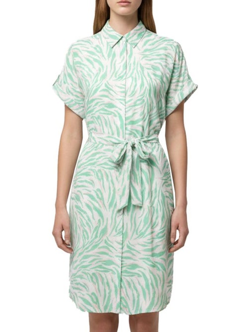 Vero Moda Easy Joy Robe Verde/Bege para Mulher 10302043 - Kiabi Vero Moda Easy Joy Robe Verde/Bege para Mulher 10302043 - Kiabi