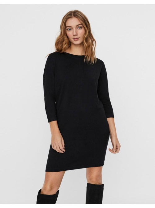 Vero Moda Glory: Robe Preta Elegante para Mulher - Kiabi Vero Moda Glory: Robe Preta Elegante para Mulher - Kiabi