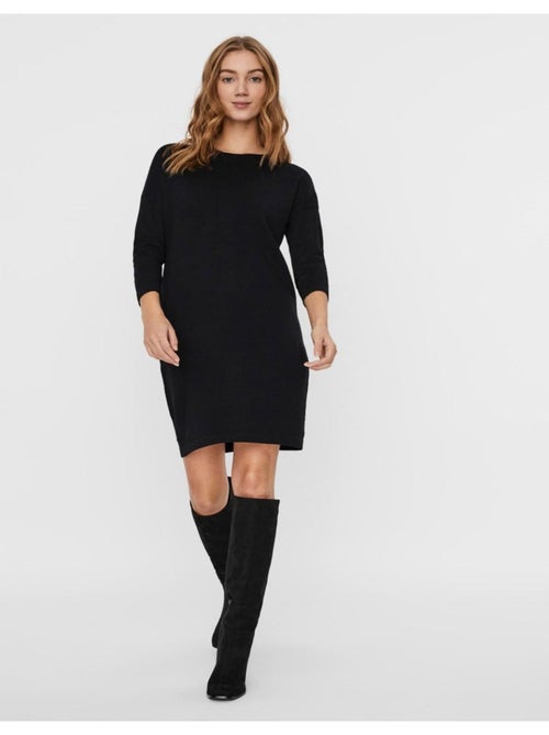 Vero Moda Glory: Robe Preta Elegante para Mulher - Kiabi Vero Moda Glory: Robe Preta Elegante para Mulher - Kiabi