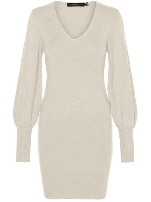 Vero Moda Holly - Camisola de Malha Bege Clara para Mulher - Kiabi Vero Moda Holly - Camisola de Malha Bege Clara para Mulher - Kiabi