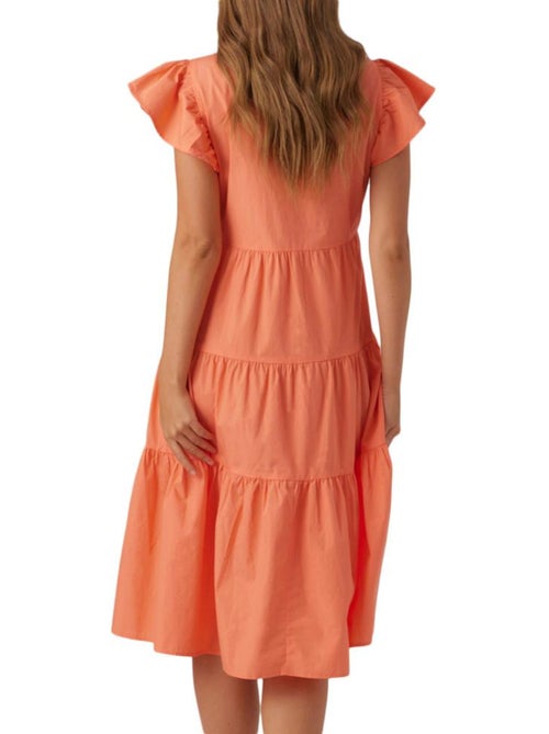 Vero Moda Jarlotte - Robe de Gravidez Coral para Mulher - Kiabi Vero Moda Jarlotte - Robe de Gravidez Coral para Mulher - Kiabi