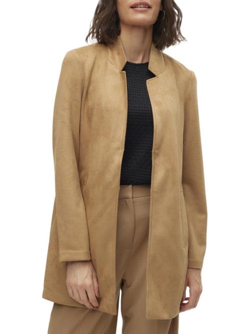 Vero Moda Josefreja: Casaco Castanho para Mulher - Kiabi