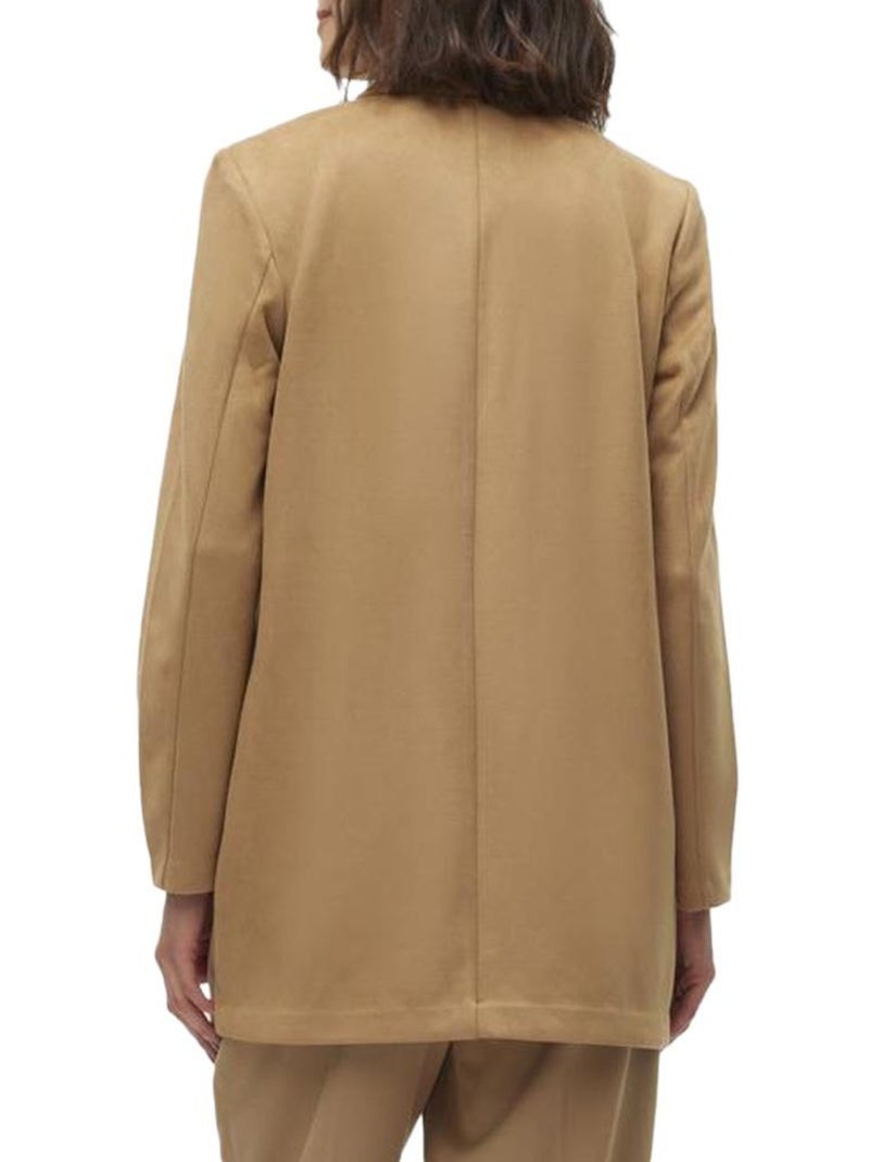 Vero Moda Josefreja: Casaco Castanho para Mulher Castanho-capuccino - Kiabi