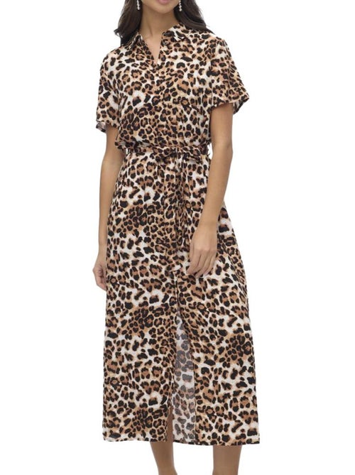 Vero Moda Joy - Robe de Mulher Padrão Preto e Branco - Kiabi