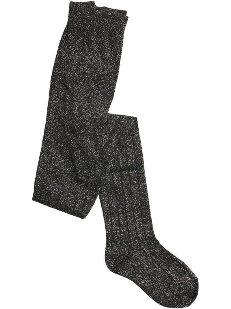 Vero Moda Kira Collants de Menina com Purpurinas Cinzentas - Pack 2 Cinza-prateado - Kiabi