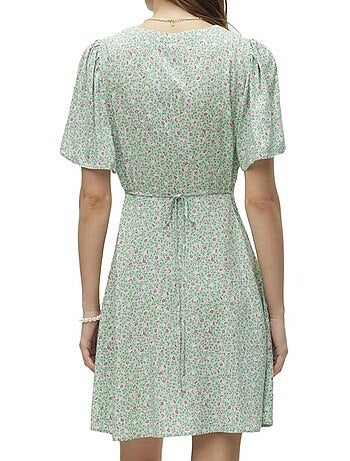 Vero Moda Malba - Robe Verde para Mulher