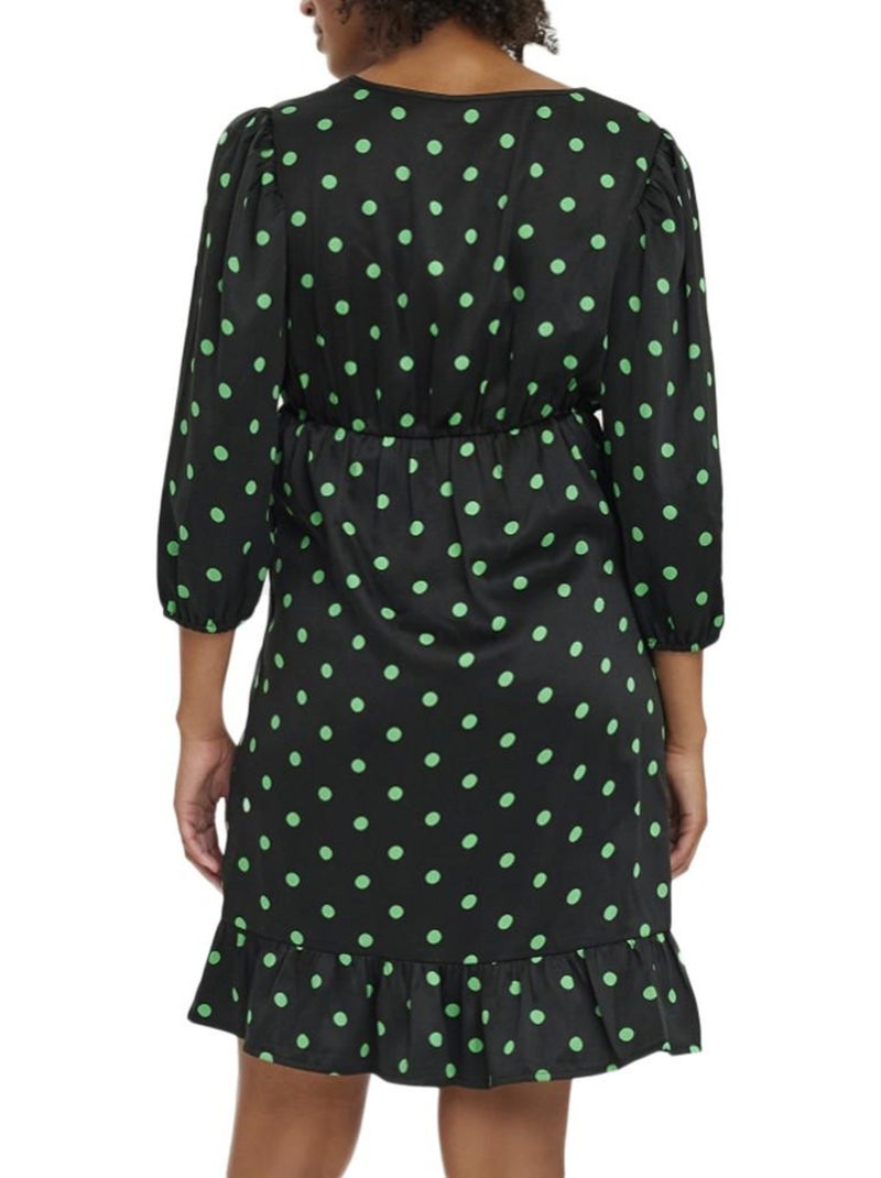Vero Moda Messi - Robe de Maternidade Preta e Verde para Mulher Preto - Kiabi