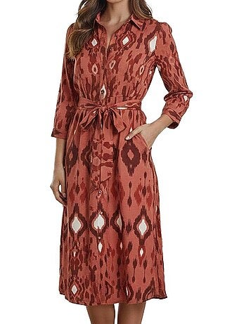 Vero Moda Mille Robe de Chambre Rosa para Mulher