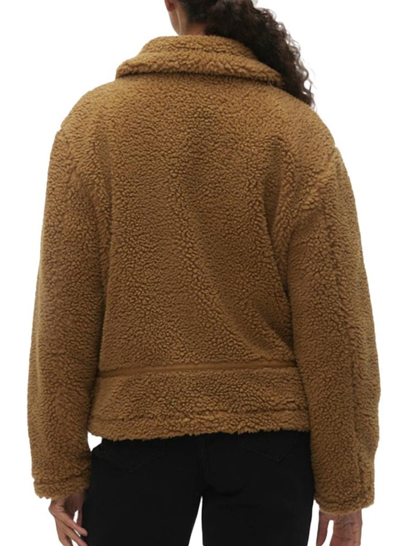 Vero Moda Nadia Casaco Castanho para Mulher Castanho-capuccino - Kiabi