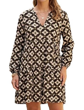 Vero Moda Nora: Robe Preta Elegante para Mulher