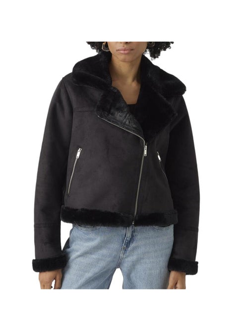 Vero Moda Peggy: Casaco Preto Feminino - Kiabi Vero Moda Peggy: Casaco Preto Feminino - Kiabi