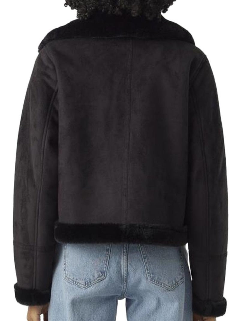 Vero Moda Peggy: Casaco Preto Feminino Preto - Kiabi