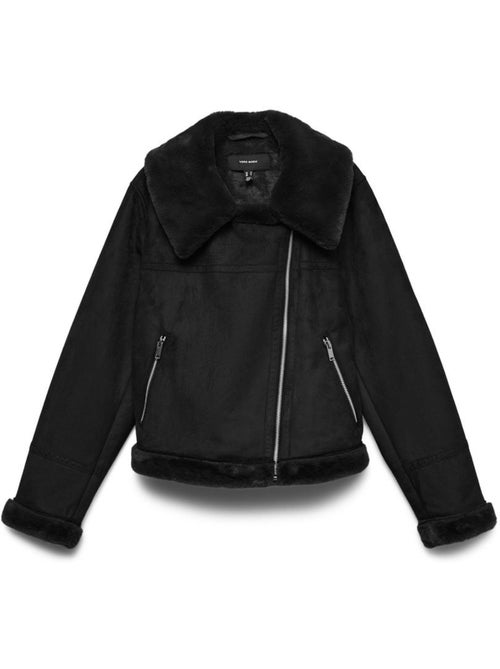 Vero Moda Peggy: Casaco Preto Feminino - Kiabi Vero Moda Peggy: Casaco Preto Feminino - Kiabi