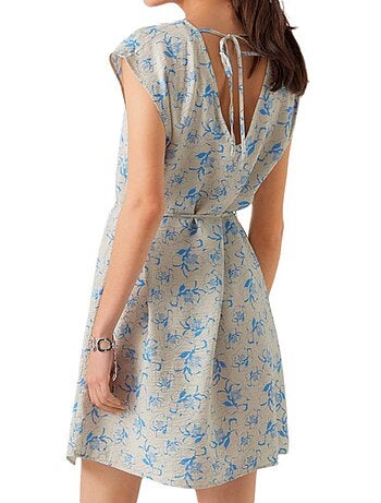 Vero Moda Robe Bege e Azul para Mulher 10296346