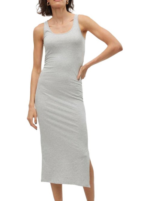 Vero Moda Robe Maxi Cinzenta Suave para Mulher - Kiabi Vero Moda Robe Maxi Cinzenta Suave para Mulher - Kiabi