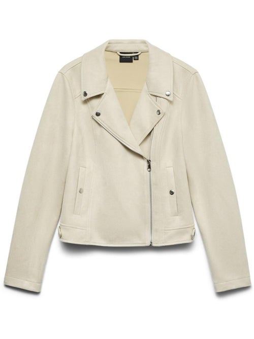 Vero Moda Senira: Casaco Bege para Mulher - Kiabi Vero Moda Senira: Casaco Bege para Mulher - Kiabi