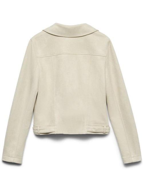 Vero Moda Senira: Casaco Bege para Mulher - Kiabi Vero Moda Senira: Casaco Bege para Mulher - Kiabi
