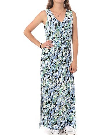 Vero Moda Robe Comprida Preta e Rosa para Mulher 10286770