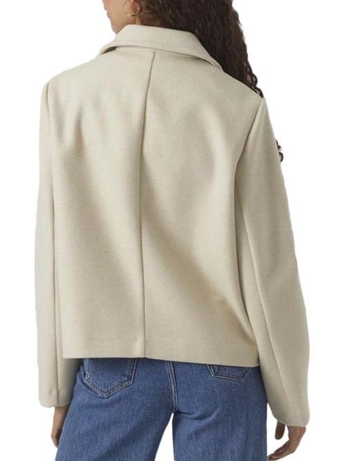 Vero Moda Vincemia: Casaco Bege de Mulher - Kiabi Vero Moda Vincemia: Casaco Bege de Mulher - Kiabi