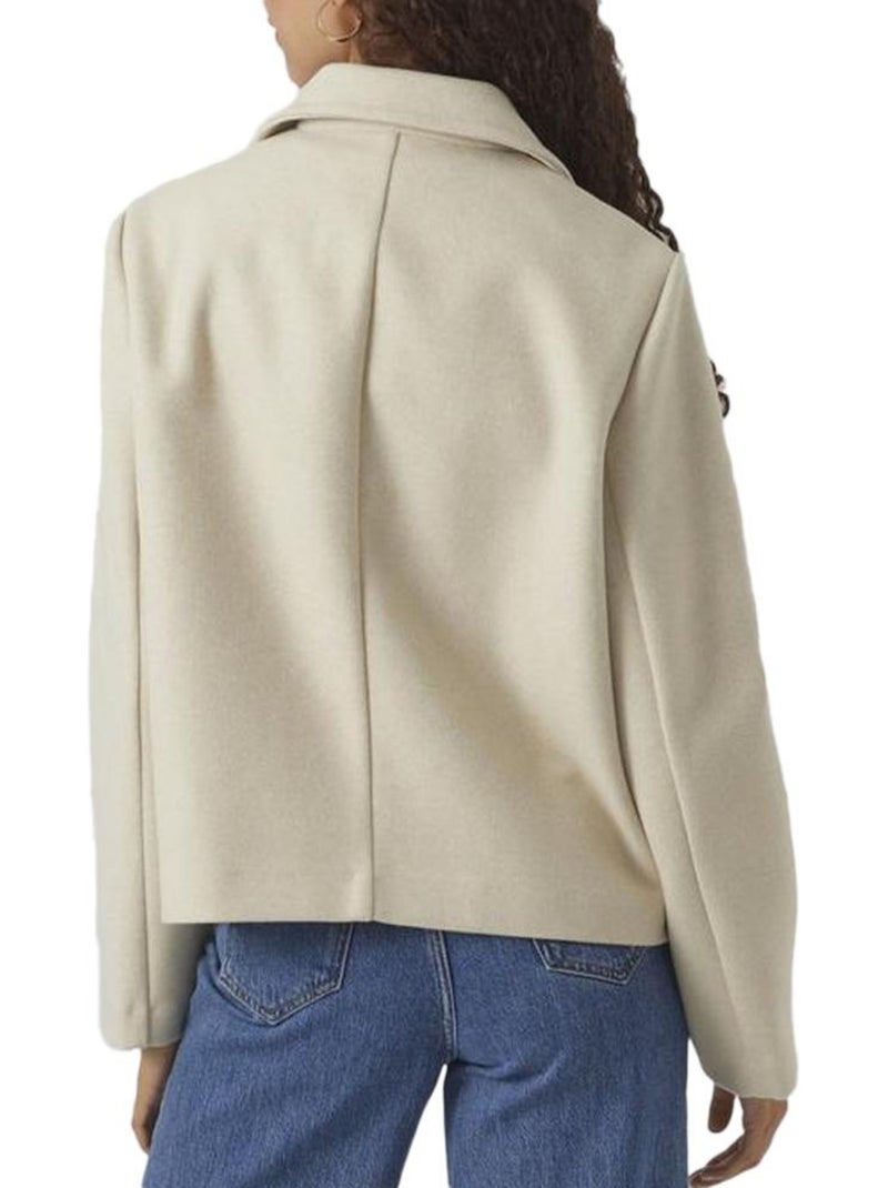 Vero Moda Vincemia: Casaco Bege de Mulher Bege - Kiabi
