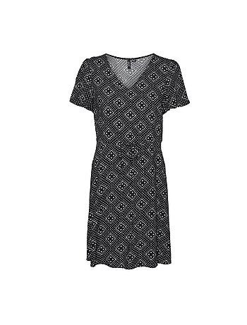 Vero moda vmeasy joy - robe preta e branca para mulher