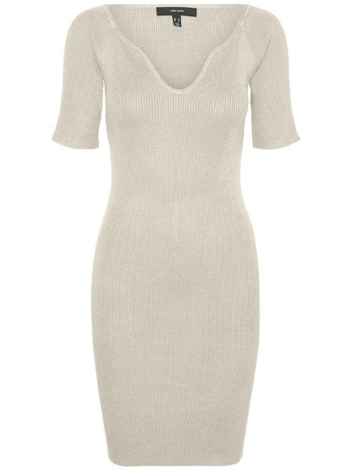 Vero Moda Willow Robe Ecru para Mulher - Kiabi Vero Moda Willow Robe Ecru para Mulher - Kiabi