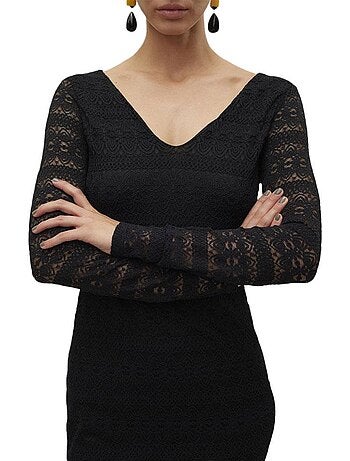 Vero Moda Zoé - Robe Preta para Mulher