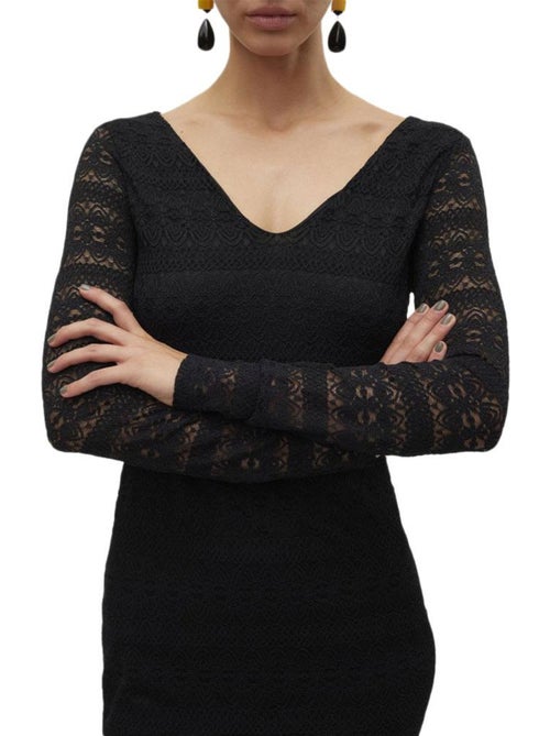Vero Moda Zoé - Robe Preta para Mulher - Kiabi