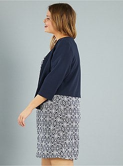 Vestido 2 em 1 com casaco - Kiabi