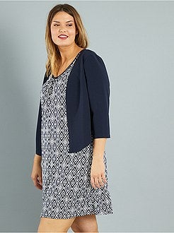 Vestido 2 em 1 com casaco - Kiabi