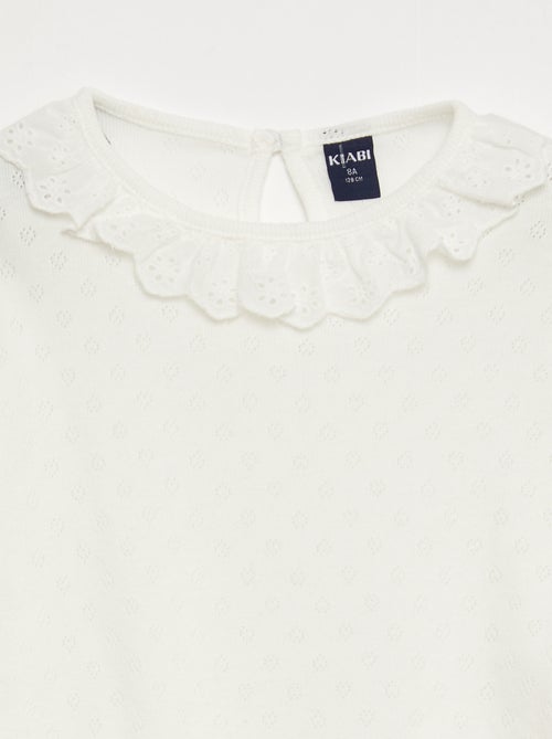 Vestido 2 em 1 em veludo com strass - Kiabi