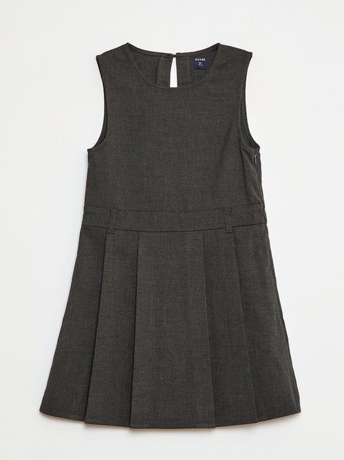 Vestido acima do joelho liso - Kiabi