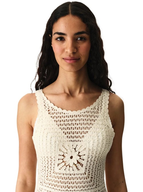 Vestido aegean com padrão ajurado penti - Kiabi Vestido aegean com padrão ajurado penti - Kiabi