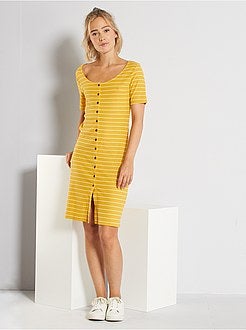 Vestido às riscas 'JDY' - Kiabi