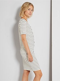 Vestido às riscas 'JDY' - Kiabi