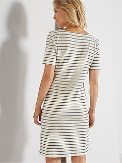 Vestido às riscas 'JDY' - Kiabi