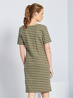 Vestido às riscas 'JDY' - Kiabi