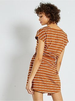 Vestido às riscas 'JDY' - Kiabi