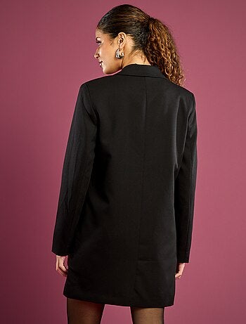 Vestido blazer trespassado