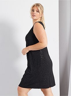 Vestido brilhante - Kiabi