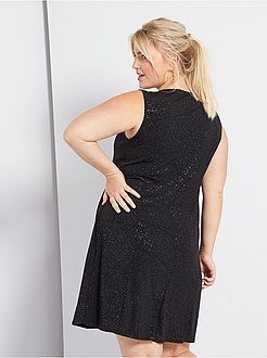 Vestido brilhante - Kiabi