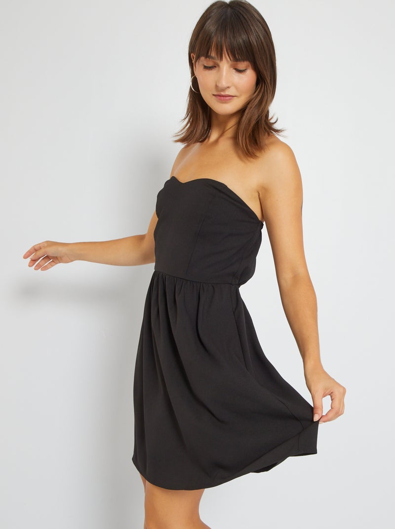 Vestido caicai Preto - Kiabi