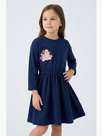 Vestido calças de ganga barbie menina | licença oficial