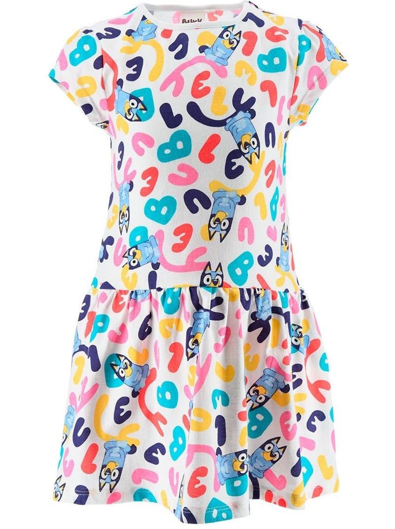 Vestido calças de ganga bluey menina | licença oficial Branco - Kiabi